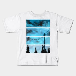 Geometric watercolor Kids T-Shirt